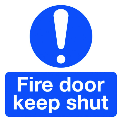 FIRE DOOR KEEP SHUT - LABELS - LABELS (PK/10)
