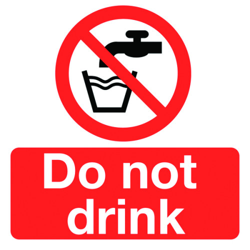 DO NOT DRINK - LABELS (PK/10)