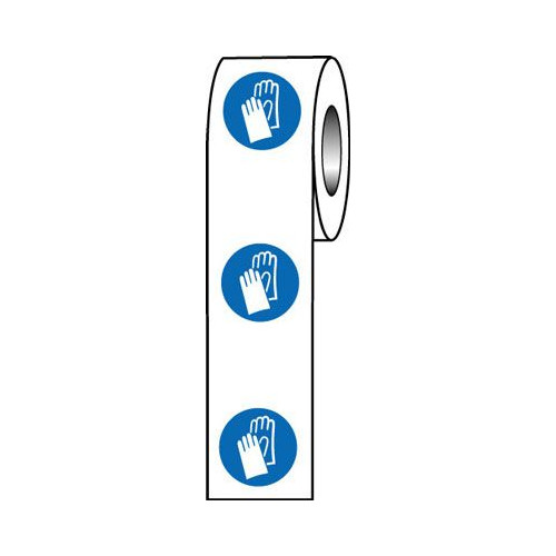 HAND PROTECTION SYMBOL - LABELS (ROLL/250)