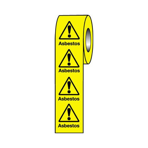ASBESTOS - LABELS (ROLL/250)
