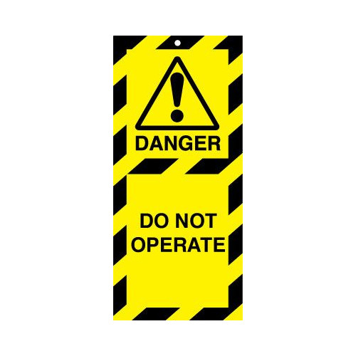 50X110MM DO NOT OPERATE LOCKOUT TAGS