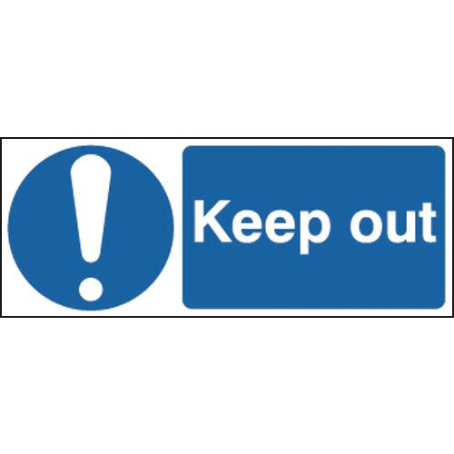 100X250MM KEEP OUT - RIGID