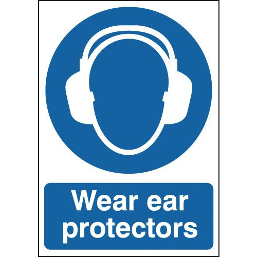 210X148MM WEAR EAR PROTECTORS - RIGID