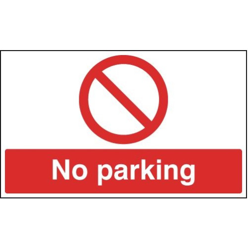 300X500MM NO PARKING - ALUMINIUM
