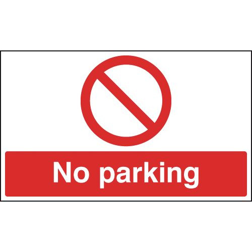 NO PARKING - REFLECTIVE