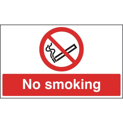 300X500MM NO SMOKING - RIGID