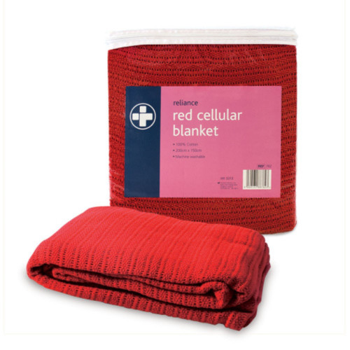 RED STRETCHER BLANKET