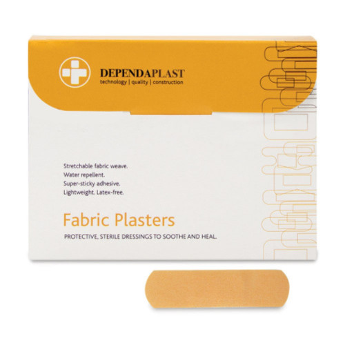 DEPENDAPLAST ADVANCED FABRIC PLASTERS 7.5CM X 2.5CM BOX OF 100