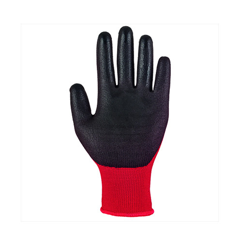 TRAFFI TG1010 X-DURA CLASSIC PU CUT LEVEL A SAFETY GLOVE-RED-2XL/11
