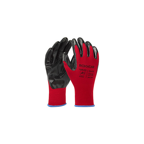 ROKWEAR PALM NITRILE COATED CUT LEVEL 1 GLOVE - 2XL/11