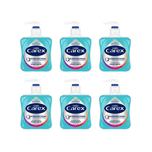 CAREX ANTIBACTERIAL HAND WASH ORIGINAL (6X500ML)