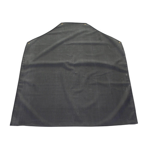 RUBBER APRON 42"X 36" - BLACK