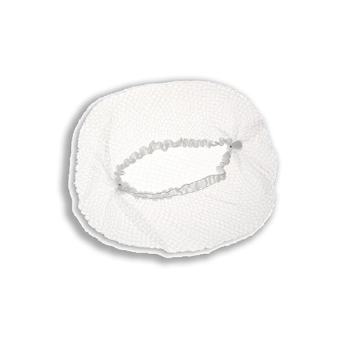 NYLON/ELASTOMETRIC FABRIC HAIRNET - BLACK