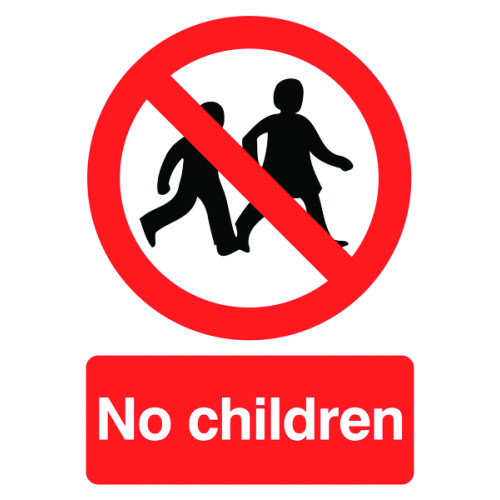 210X148MM NO CHILDREN - RIGID