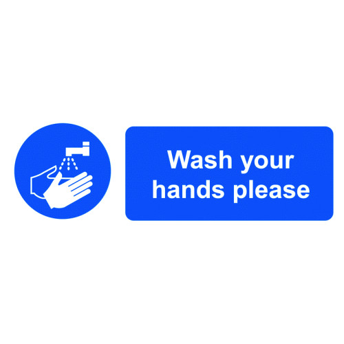 WASH YOUR HANDS PLEASE - LABELS (PK/6)
