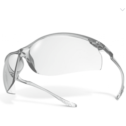 WRAPAROUND SAFETY SPECTACLE CLEAR LENS
