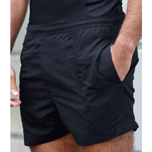 TOMBO ALL PURPOSE MESH LINED SHORTS - BLACK - L