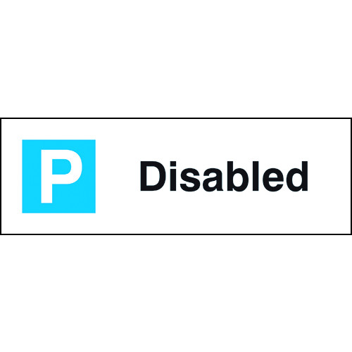 DISABLED PARKING - RIGID