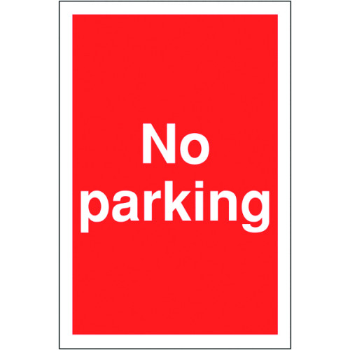 NO PARKING - TRAFFIC SIGN