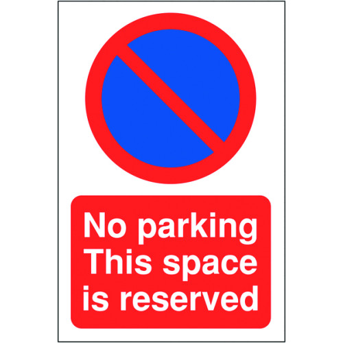 NO PARKING SPACE IS RESERVED