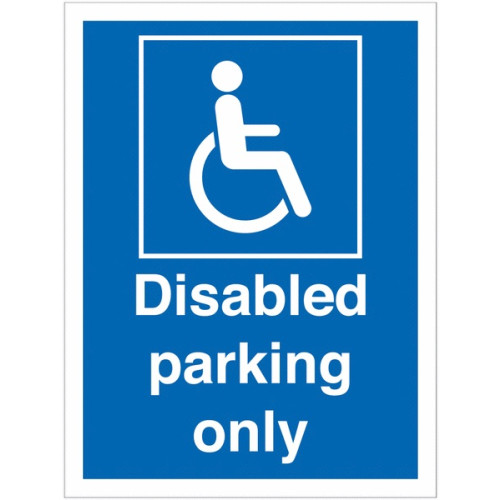 DISABLED PARKING ONLY 1