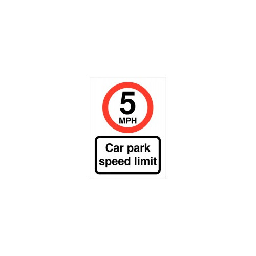 5MPH CAR PARK SPEED LIMIT
