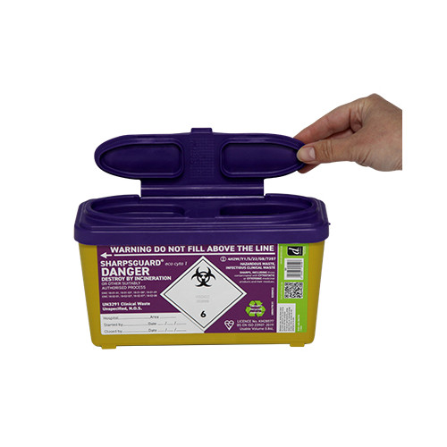SHARPSGUARD ECO CYTO 1 SHARPS BIN (CASE/30)