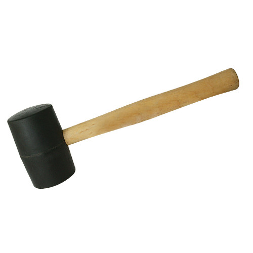 RUBBER MALLET - BLACK 340G (12OZ)