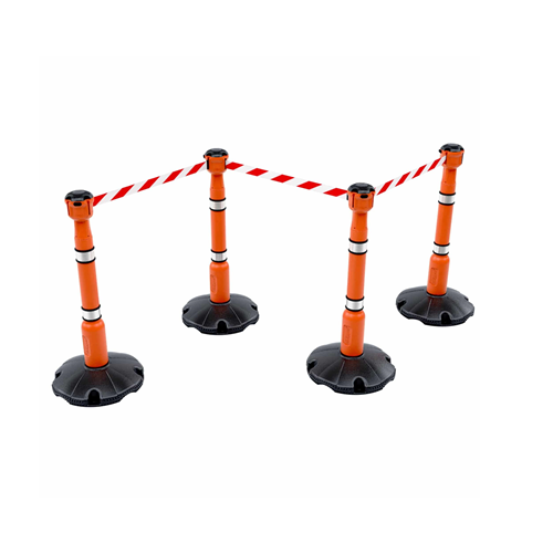 (KIT01) ORANGE WITH BLACK/YELLOW CHEVRON TAPE.