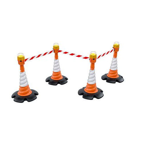 (KIT03) WITH RED/WHITE CHEVRON TAPE.