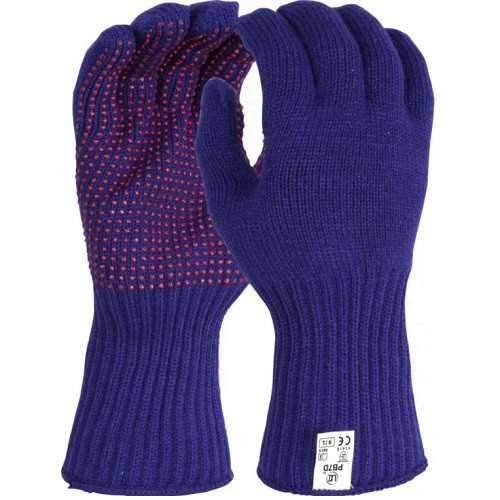 UCI KNITTED THERMO GRIP GLOVES - BLUE - L/9