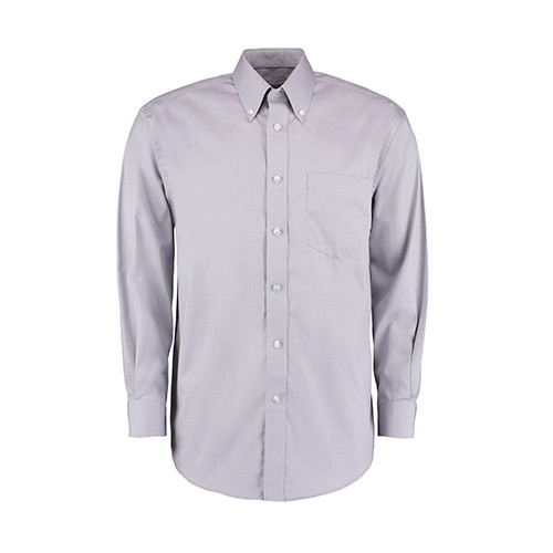 KUSTOM KIT EXECUTIVE L/S OXFORD SHIRT - BLACK - 21