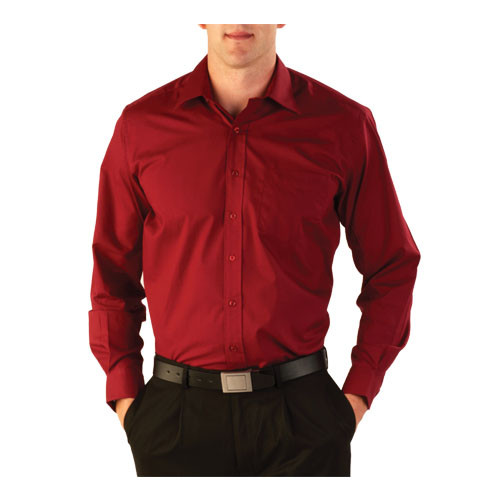 MEN'S LONG SLEEVE EASY CARE SHIRT - WHITE - 15