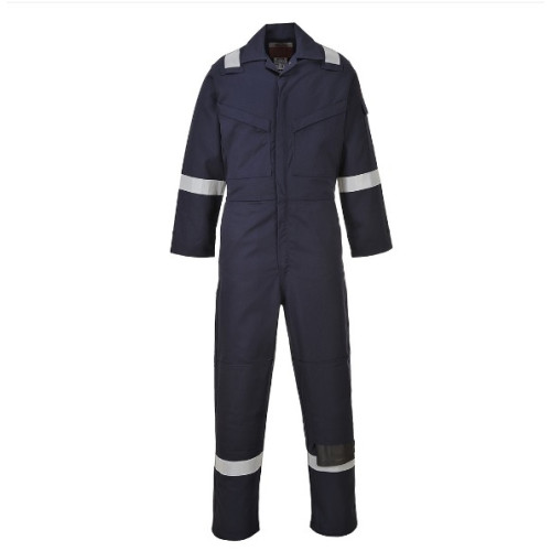 PORTWEST FR50 FLAME RESISTANT ANTI-STATIC COVERALL - NAVY - 2XL - R
