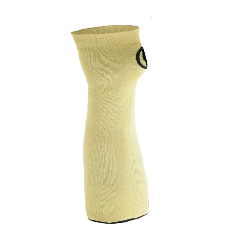 22" HEAT RESISTANT CUT LEVEL C SLEEVE-YELLOW