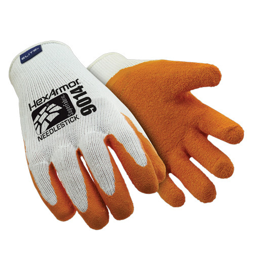 POLYCO HEXARMOR SHARPSMASTER II 9014 CUT LEVEL F GLOVE-ORANGE-L/9