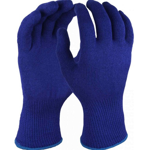 THERMAL CUT LEVEL 1 ACRYLIC GLOVE-BLUE - L/9