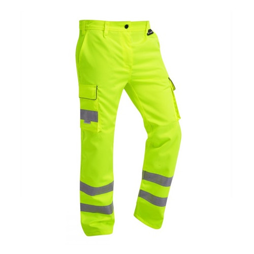 ROKWEAR ELSTEAD HI-VIS CARGO TROUSER - YELLOW - 54R