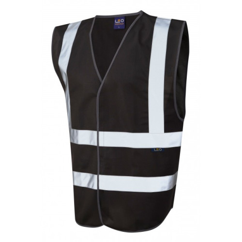 HI-VIS WAISTCOAT (NC) - BLACK - L