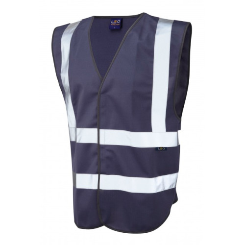 HI-VIS WAISTCOAT (NC) - NAVY - XS