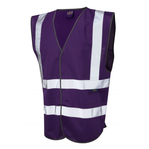 HI-VIS WAISTCOAT (NC) - PURPLE - XL