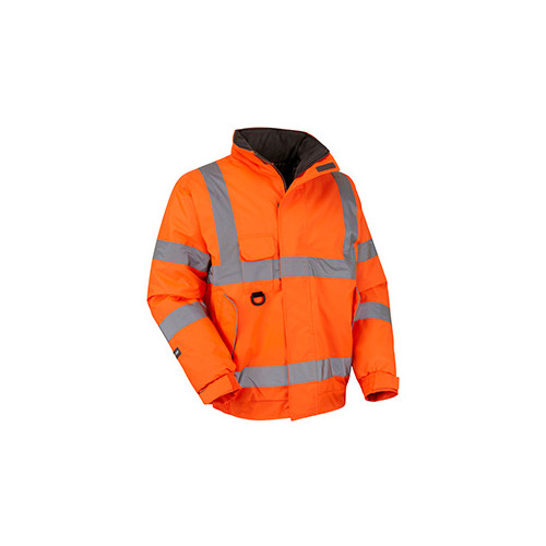 ROKWEAR CHURT HI-VIS BOMBER JACKET - ORANGE - L