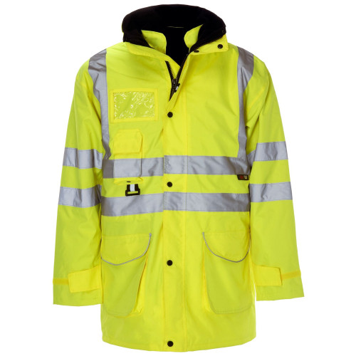 HI-VIS 7-IN-1 STORMCOAT - YELLOW - L