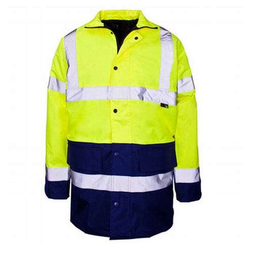 HI-VIS TWO-TONE STORMCOAT - YELLOW - L