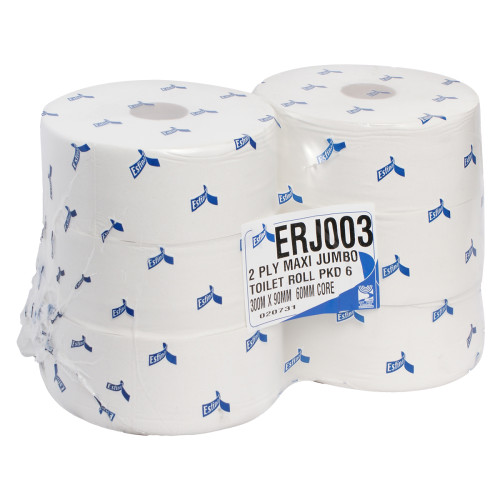 2 PLY JUMBO TOILET ROLLS CS/6