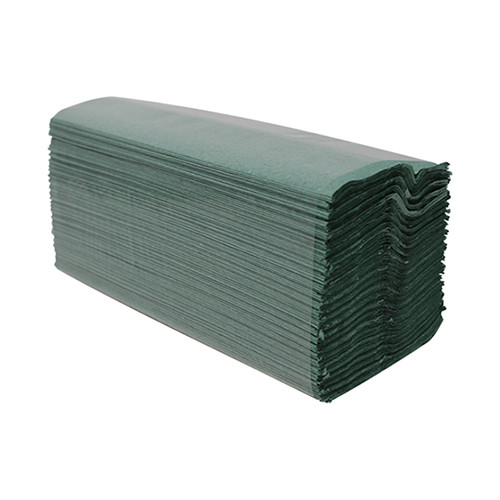 GREEN 1 PLY C-FOLD HAND TOWEL CS/2640