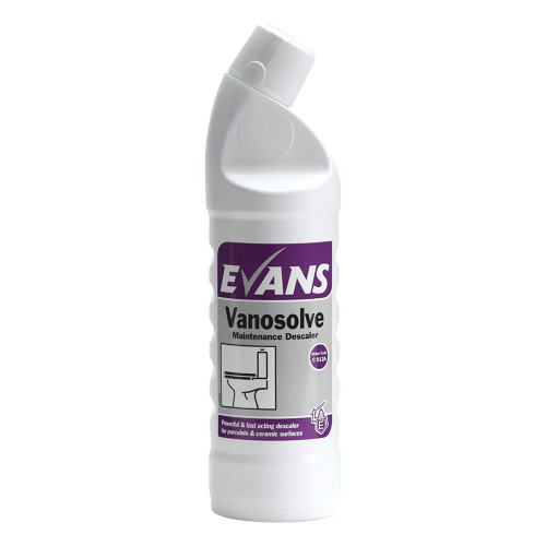 EVANS VANOSOLVE HEAVY DUTY TOILET CLEANER AND DESCALER (6X1L)