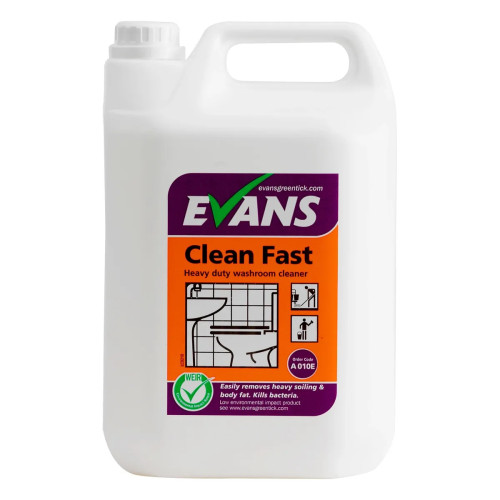 EVANS CLEAN FAST WASHROOM CLEANER DESCALER 5L