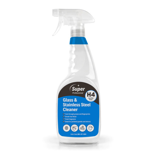 GLASS & STAINLESS STEEL CLEANER (6X750ML)