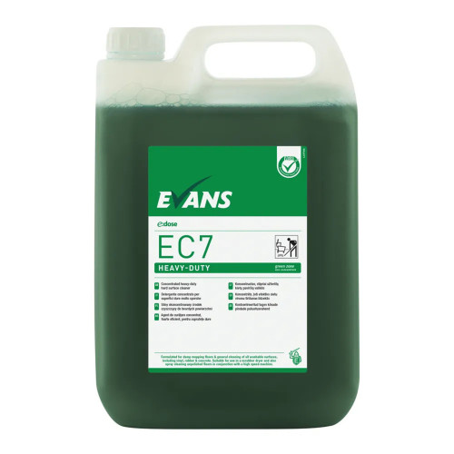 EVANS EC7 HEAVY DUTY HARD SURFACE CLEANER CONCENTRATE (2X5L)